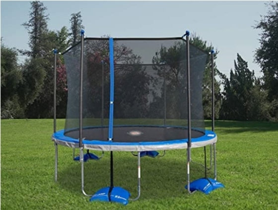 12ft Trampoline and 6-Pole Enclosure