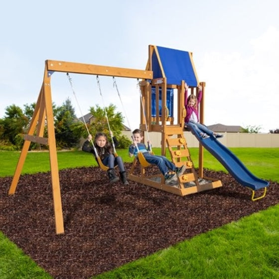 North Peak Wooden Swing Set