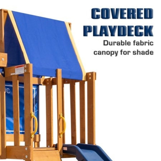 North Peak Wooden Swing Set